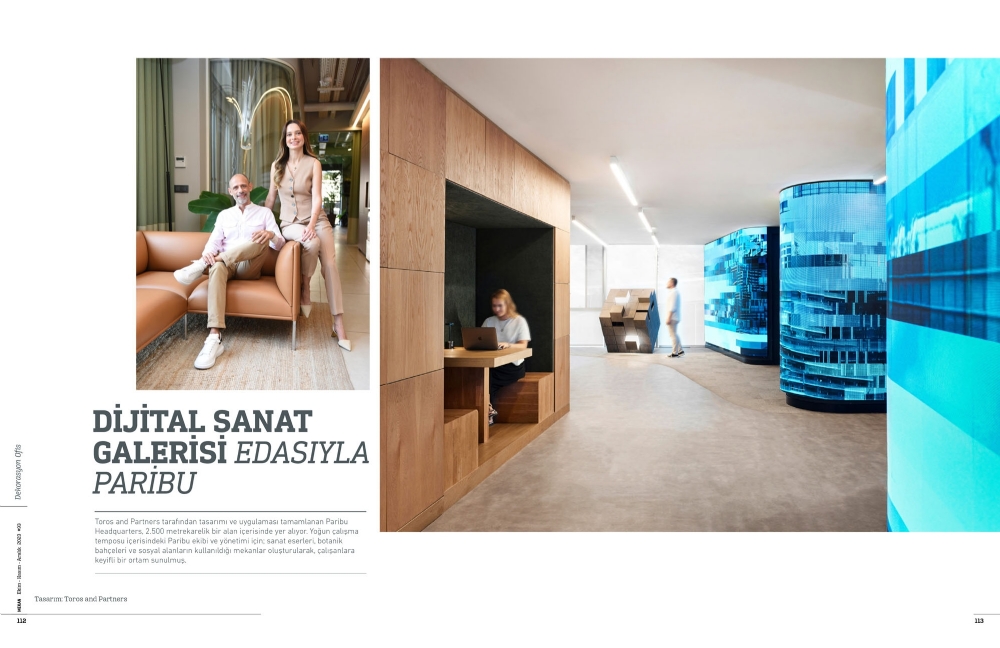 Toros and Partners, Paribu Projesi ile Art’ı Mekan Dergisinde