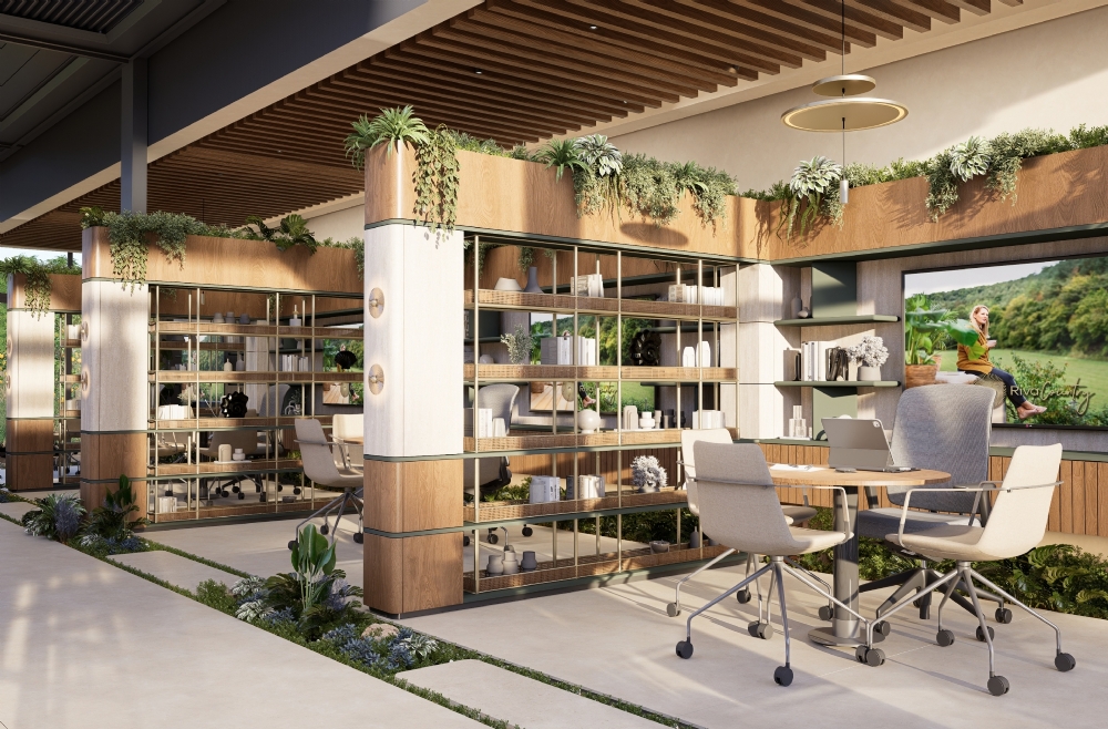 RİVA COUNTRY KALYON Holding ION ion interior architecture mimarlık iç mimarlık firması tasarım satış ofisi sales office design peyzaj kalyon kentsel konut proje