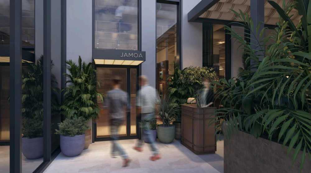 jamoa restaurant interior design architecture trilliant hotel sports bar gastropub entrance intercontinental hotel çalık holding toros and partners food and beverage