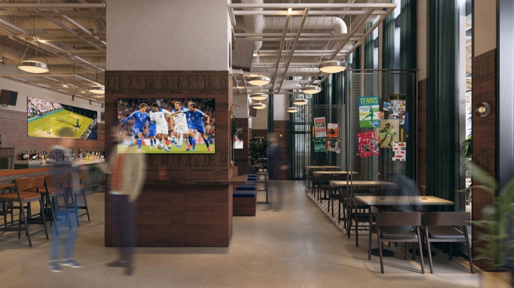 jamoa restaurant interior design architecture trilliant hotel sports bar gastropub entrance intercontinental hotel çalık holding toros and partners food and beverage