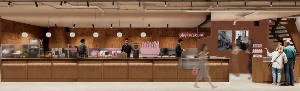 Joe & the Juice Nisantasi Flagship is a store and cafe interior design by Toros and Partners, developed in harmony with Nisantasi’s urban identity. 