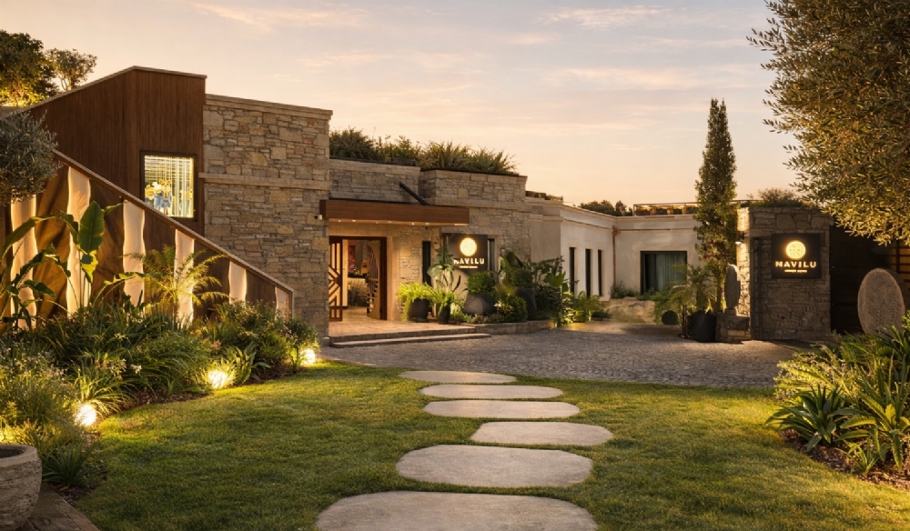 mavilu otel bodrum otel tasarımı mimarlık iç mimarlık peyzaj tasarımı toros and partners muğla yazlık otel sanat oteli 