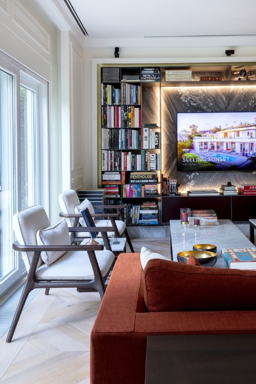 TV ÜNİTESİ kitaplık ev tasarımı iç mimarlık sehpa koltuk dekorasyon zekeriyaköy villa tasarımı toros and partners 